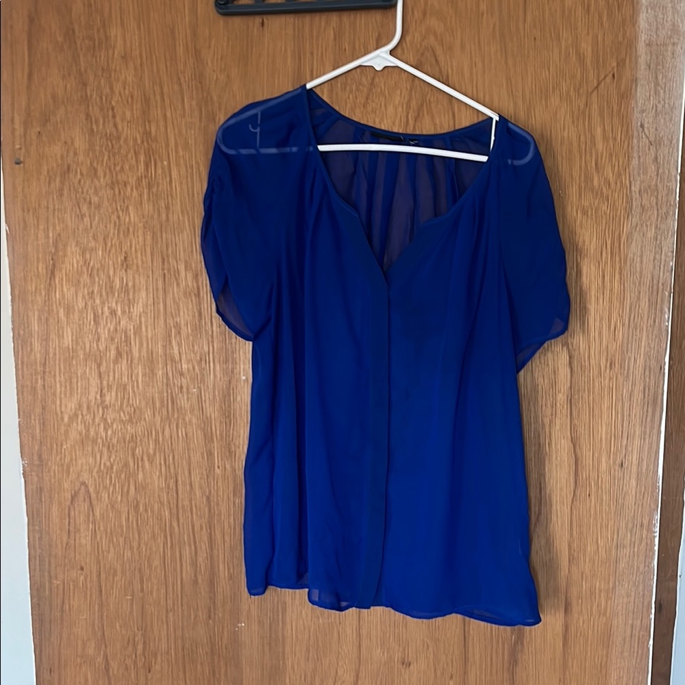 Elegant Blue Women's Top